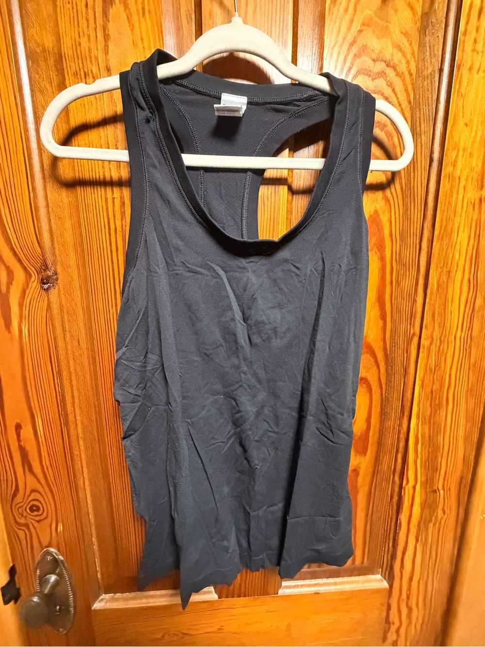 Athleta Black Racerback Tank Top